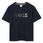 Kurz&auml;rmeliges T-Shirt, MARINE, hi-res