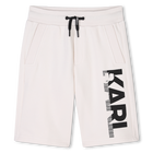Stretch-Bermuda aus Baumwolle KARL LAGERFELD KIDS 
                    JUNGE