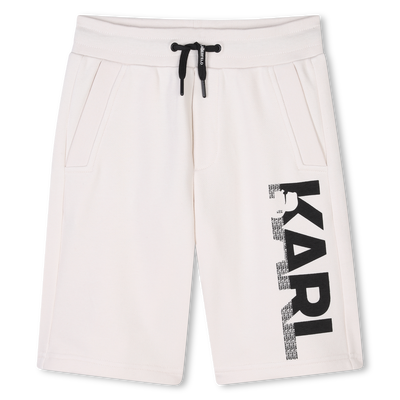 Stretch-Bermuda aus Baumwolle KARL LAGERFELD KIDS JUNGE