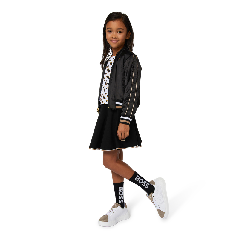 Schn&uuml;r-sneaker aus leder