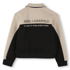 Zweifarbige Strickjacke KARL LAGERFELD KIDS 
                    JUNGE