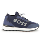 Sneaker mit elastischen Schn&uuml;rsenkeln BOSS 
                    JUNGE
