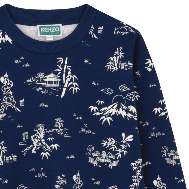 FLEECE-SWEATSHIRT KENZO KIDS 
                        JUNGE