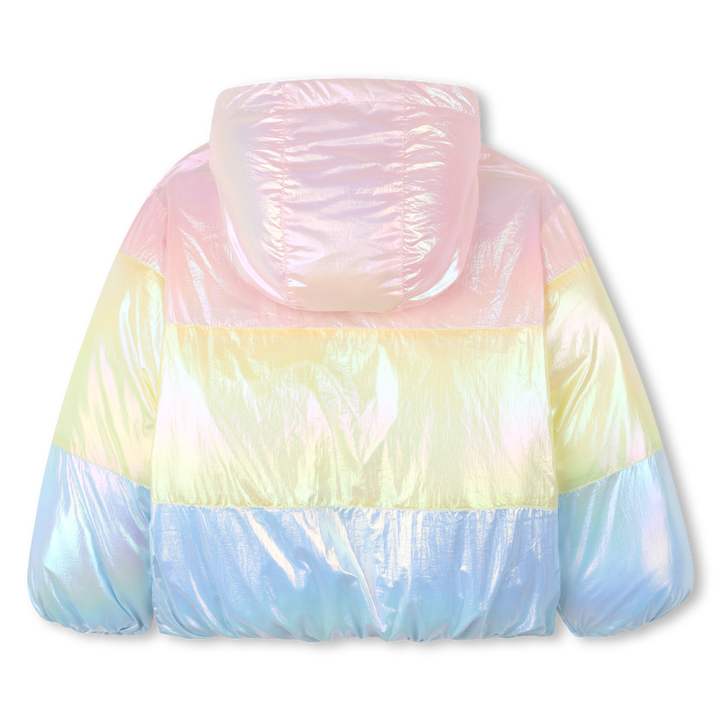 Dreifarbige Daunenjacke mit Kapuze BILLIEBLUSH 
                        M&Auml;DCHEN