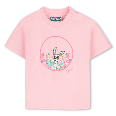 T-Shirt mit kurzen &Auml;rmeln KENZO KIDS M&Auml;DCHEN