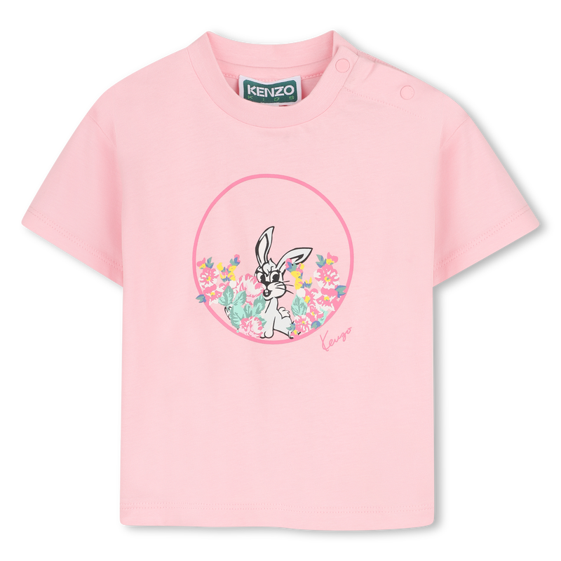 T-Shirt mit kurzen &Auml;rmeln KENZO KIDS 
                        M&Auml;DCHEN