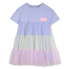 Kleid aus bi-material BILLIEBLUSH 
                    M&Auml;DCHEN