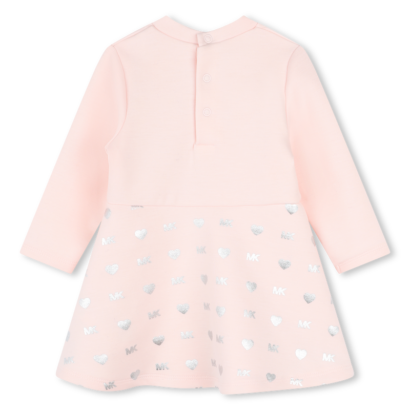 Lang&auml;rmeliges Kleid mit Nieten MICHAEL KORS 
                        M&Auml;DCHEN