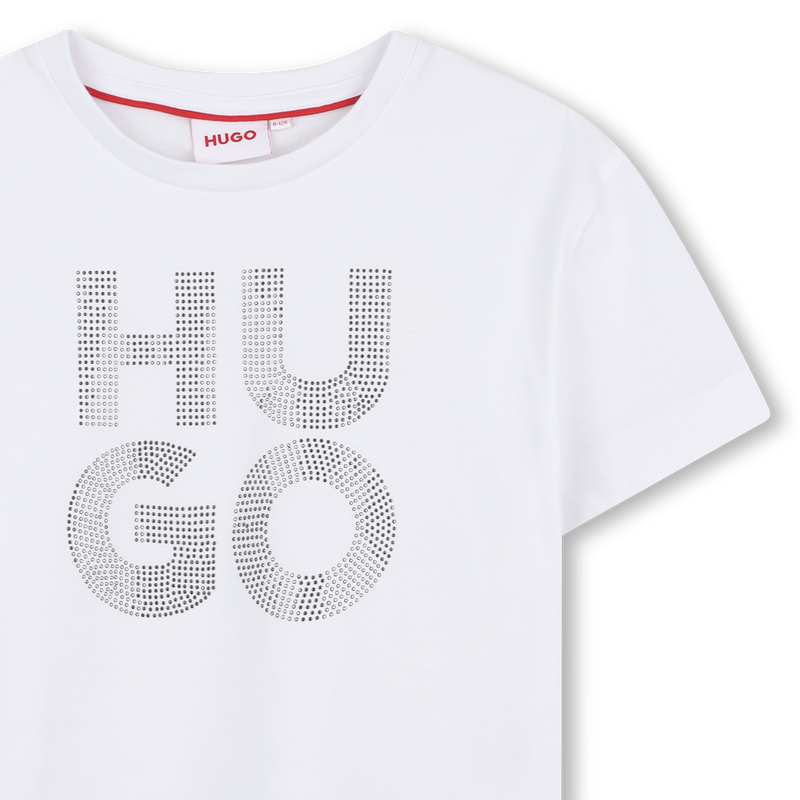 KURZARM T-SHIRT HUGO 
                        MÄDCHEN