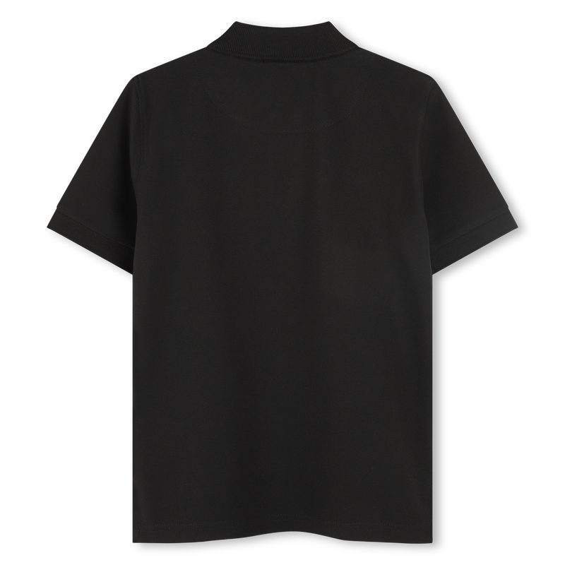 Kurz&auml;rmliges Piqu&eacute;-Poloshirt HUGO 
                        JUNGE