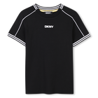 T-Shirt mit farbigen Streifen DKNY 
                    UNISEX