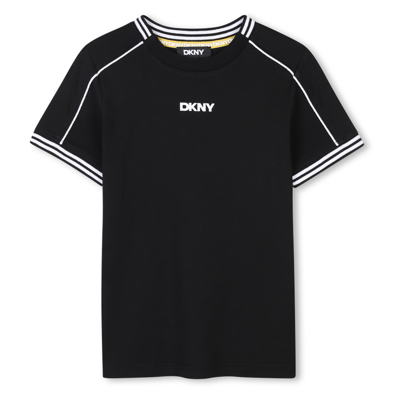 T-Shirt mit farbigen Streifen DKNY 
                        UNISEX
