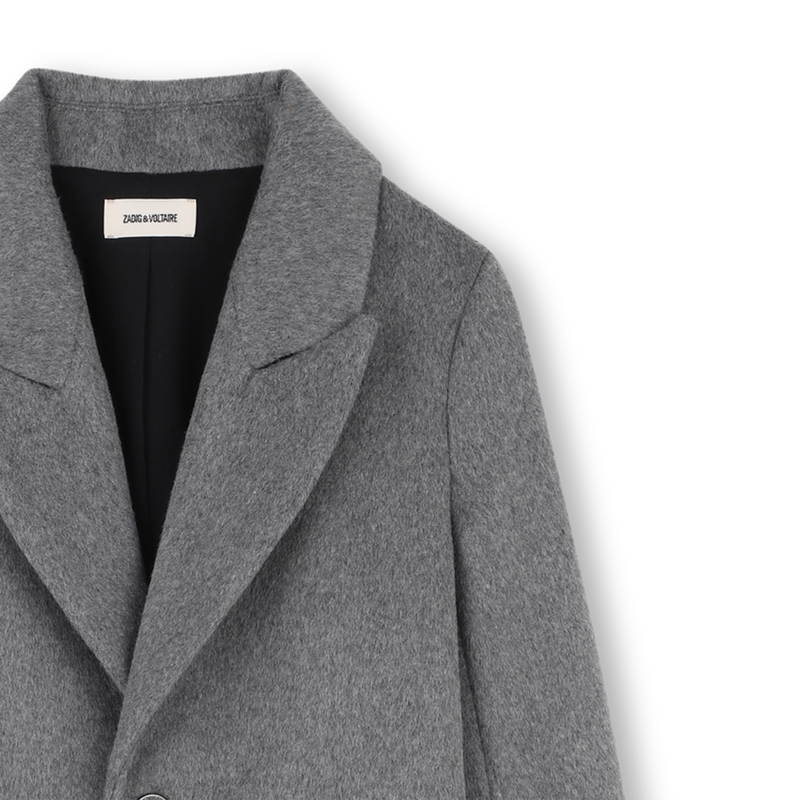 Langer gerade geschnittener Mantel ZADIG & VOLTAIRE 
                        M&Auml;DCHEN