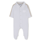 Pyjama mit druckknopfverschluss, WEISS, hi-res