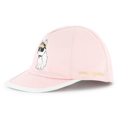 Wendbares Baumwoll-Cap KARL LAGERFELD KIDS M&Auml;DCHEN