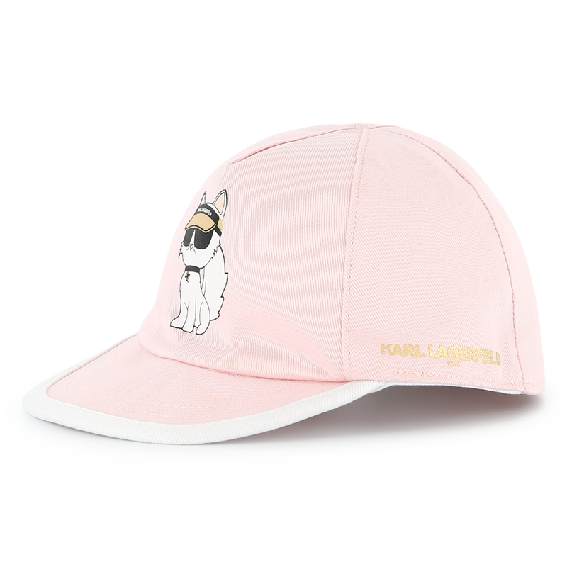 Wendbares Baumwoll-Cap KARL LAGERFELD KIDS 
                        M&Auml;DCHEN