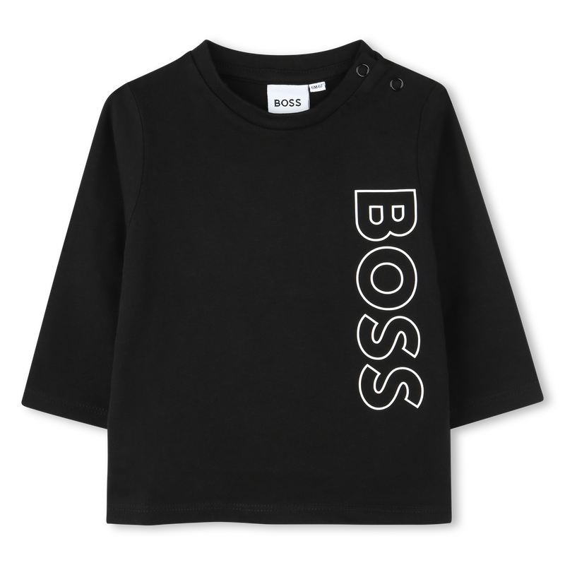 Baumwoll-Shirt mit Logo BOSS 
                        JUNGE