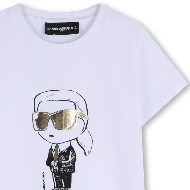 KURZ&Auml;RMELIGES T-SHIRT KARL LAGERFELD KIDS 
                        M&Auml;DCHEN
