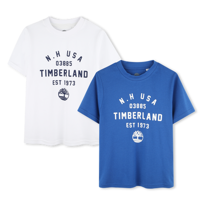 2er-Set T-Shirts mit Druck TIMBERLAND JUNGE