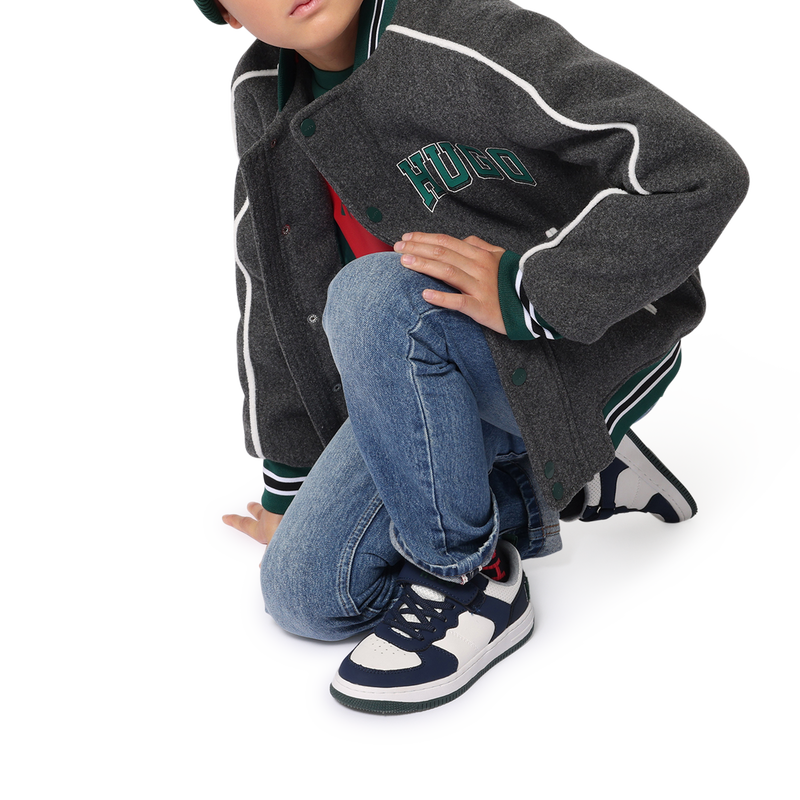 Gerade Jeans aus Baumwolle HUGO 
                        JUNGE