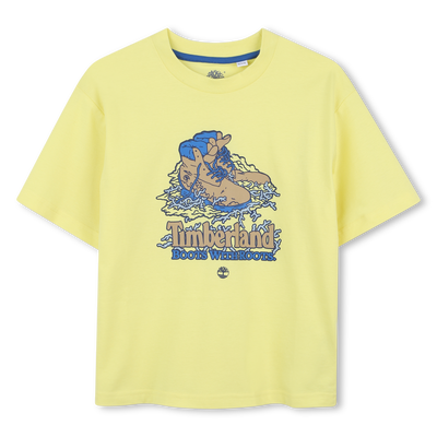 Weites T-Shirt mit Druck TIMBERLAND JUNGE