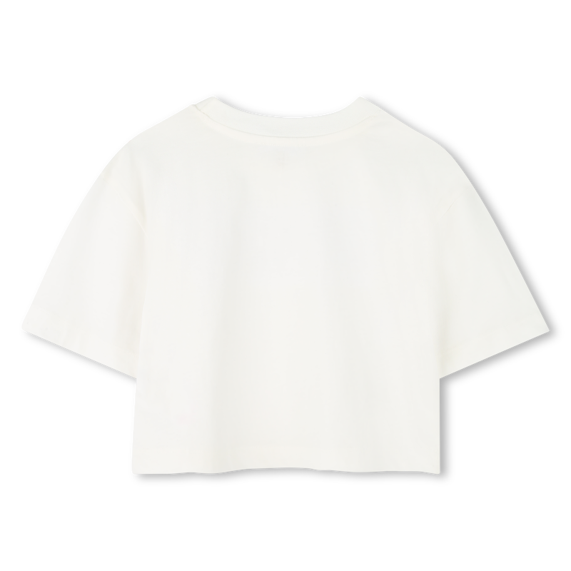Baumwoll-T-Shirt mit Stickerei MICHAEL KORS 
                        M&Auml;DCHEN