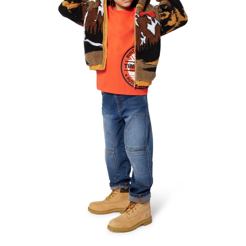 T-Shirt mit Logo-Druck TIMBERLAND 
                        JUNGE