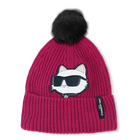 Set aus M&uuml;tze + Halsw&auml;rmer KARL LAGERFELD KIDS 
                    M&Auml;DCHEN