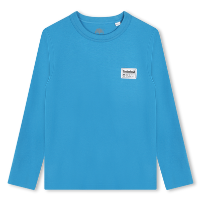 Unifarbenes T-Shirt mit Logo TIMBERLAND JUNGE
