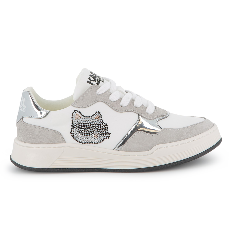 Low-Top-Sneakers mit Schn&uuml;rung KARL LAGERFELD KIDS 
                        M&Auml;DCHEN