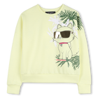 Bedrucktes maxi-sweatshirt KARL LAGERFELD KIDS 
                    M&Auml;DCHEN