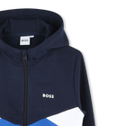 Cardigan mit Zip und Kapuze BOSS 
                    JUNGE
