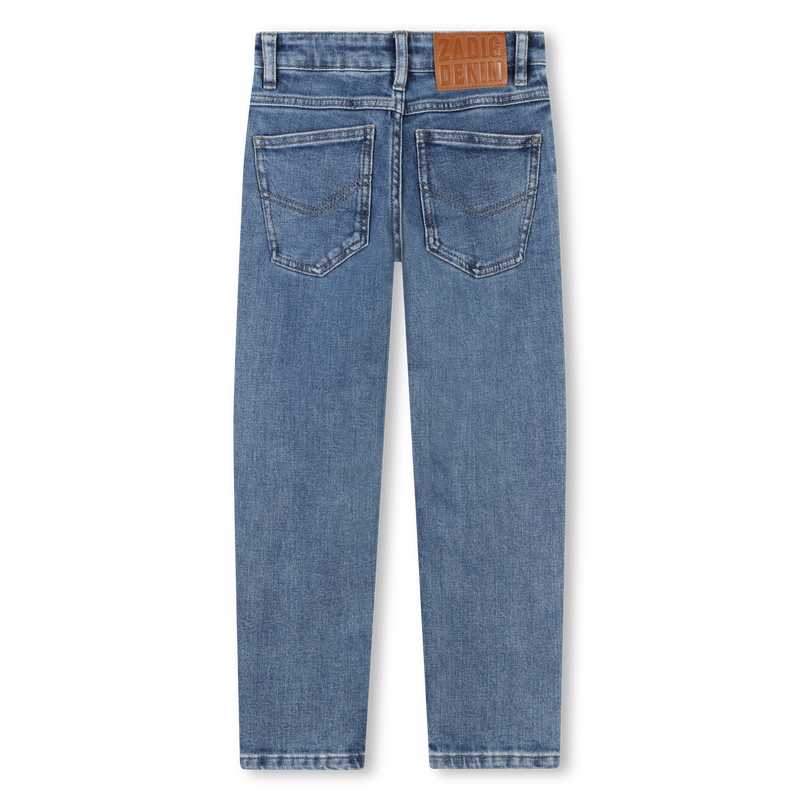 Verstellbare Straight Jeans ZADIG & VOLTAIRE 
                        JUNGE