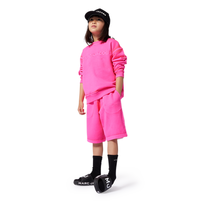 Molton-Bermudas mit Stickerei MARC JACOBS UNISEX