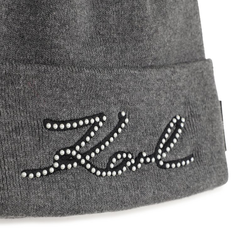 Strickm&uuml;tze KARL LAGERFELD KIDS 
                        M&Auml;DCHEN