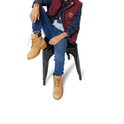 Kariertes Baumwoll-Overshirt TIMBERLAND 
                    JUNGE