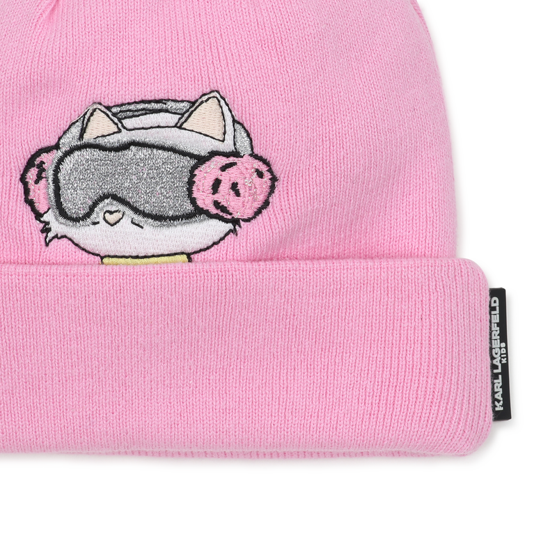 Strickm&uuml;tze KARL LAGERFELD KIDS 
                        M&Auml;DCHEN