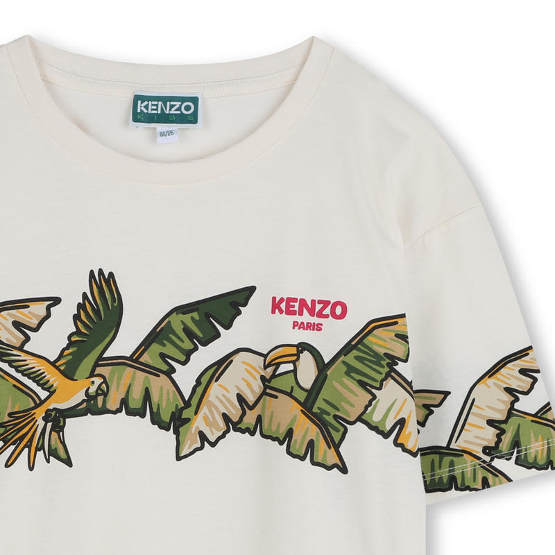 T-Shirt aus Baumwolle KENZO KIDS 
                        M&Auml;DCHEN