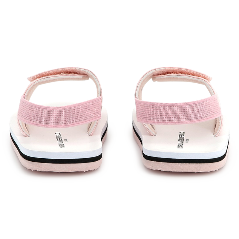 Leichte Sandalen mit Klett KARL LAGERFELD KIDS 
                        UNISEX