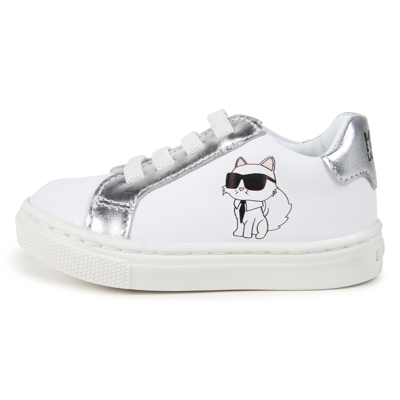 Low-Sneaker aus Leder KARL LAGERFELD KIDS 
                        UNISEX