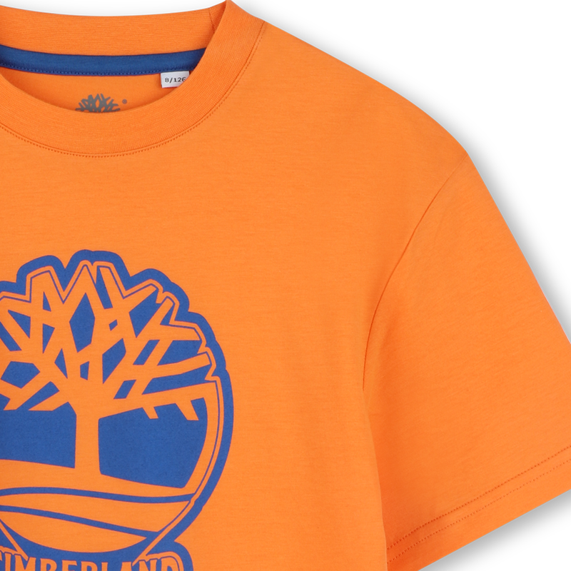 Zweifarbiges T-Shirt mit Logo TIMBERLAND 
                        JUNGE