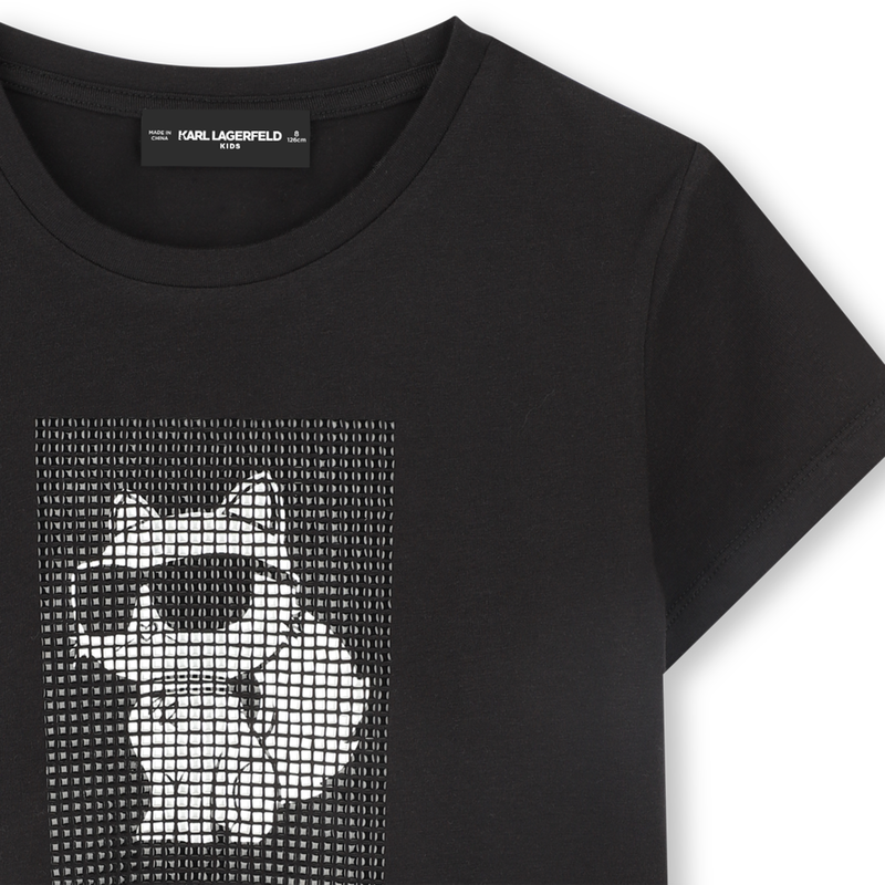 Kurzarmshirt KARL LAGERFELD KIDS 
                        M&Auml;DCHEN