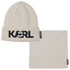 Set aus M&uuml;tze + Halsw&auml;rmer KARL LAGERFELD KIDS 
                    M&Auml;DCHEN