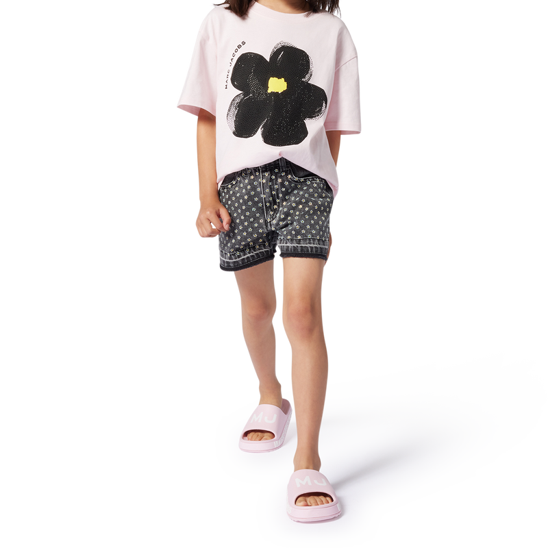 Jeans-Shorts mit Strass MARC JACOBS 
                        M&Auml;DCHEN