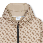 Kapuzen-Cardigan mit Jacquard BOSS 
                    M&Auml;DCHEN