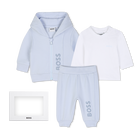 Hose, Cardigan und T-Shirt Set, HIMMELBLAU, hi-res