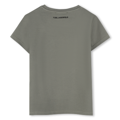 T-Shirt mit Illustrationen KARL LAGERFELD KIDS MÄDCHEN