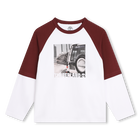 Zweifarbiges T-Shirt mit Druck TIMBERLAND 
                    JUNGE