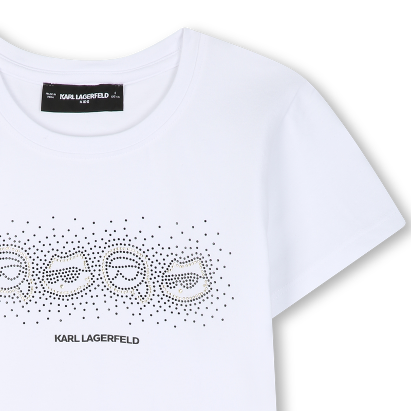 T-Shirt mit kurzen &Auml;rmeln KARL LAGERFELD KIDS 
                        M&Auml;DCHEN