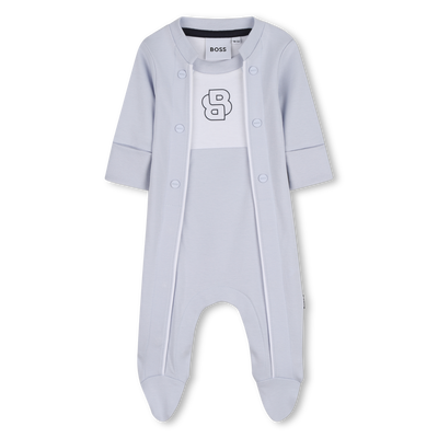 PYJAMA MIT DRUCKKNOPFVERSCHLUSS BOSS JUNGE
